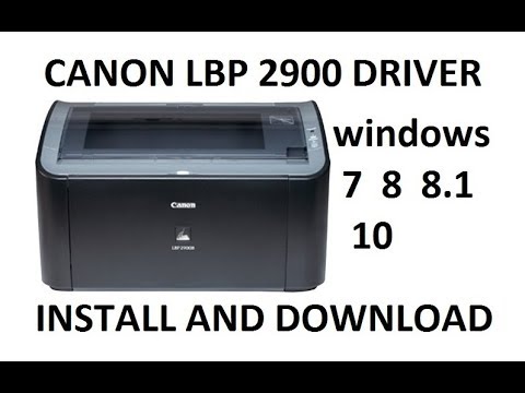 canon lbp 2900b software download